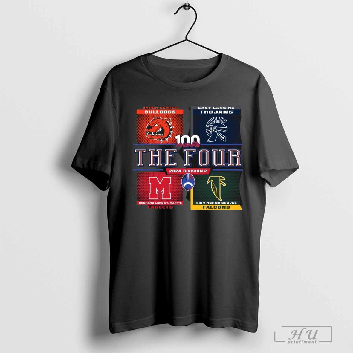 2024 MHSAA Football D2 The Four T-Shirt