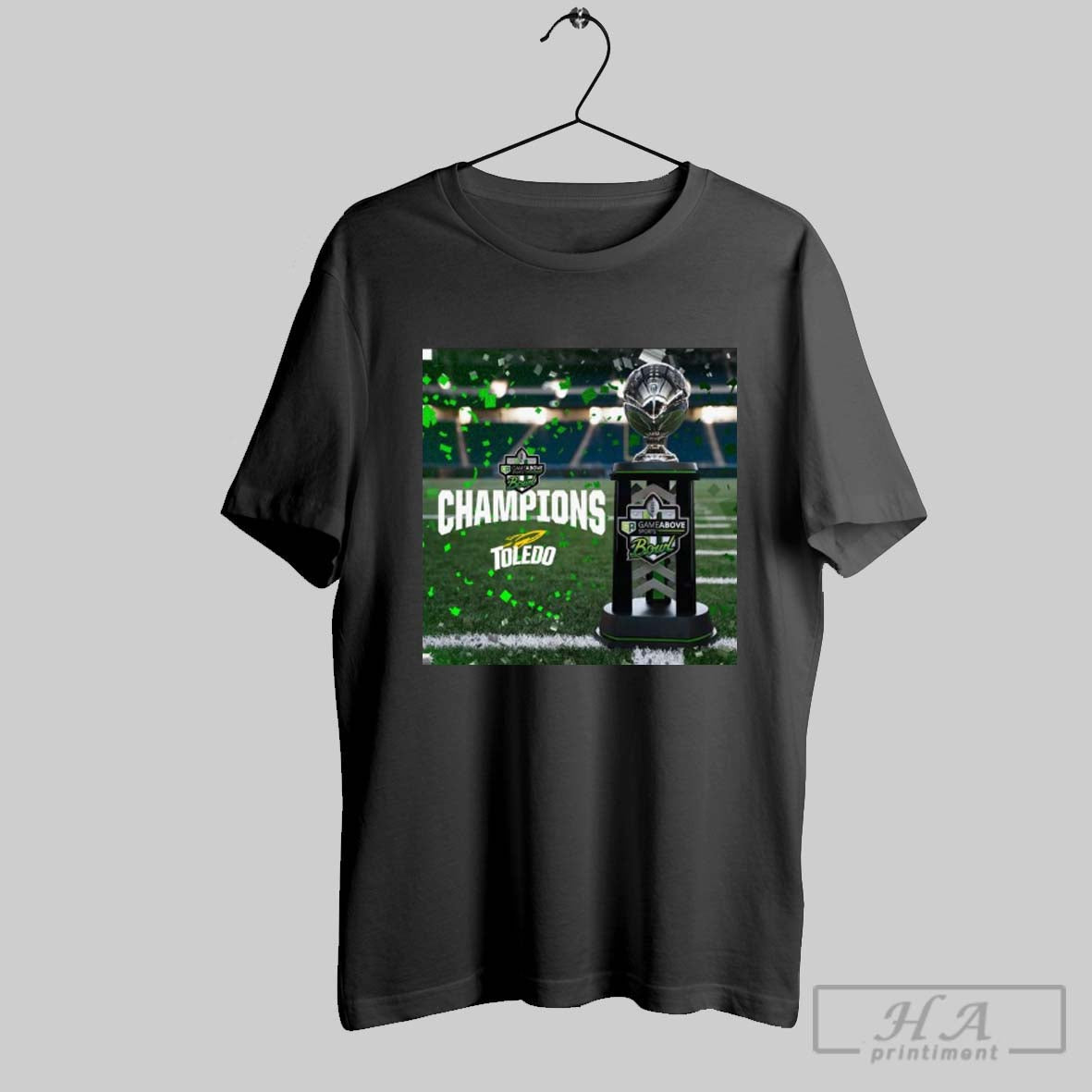 Official Poster Toledo Rockets 2024 Gameabove Sports Bowl Football Champions 2024 T Shirt