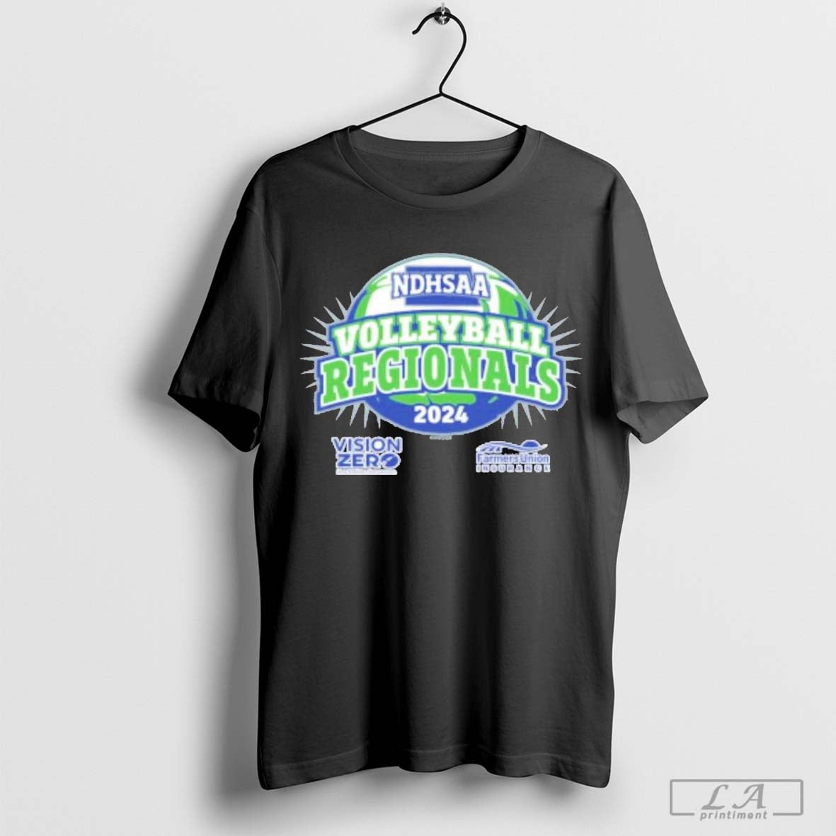 2024 (ndhsaa) Volleyball Regionals T-Shirt