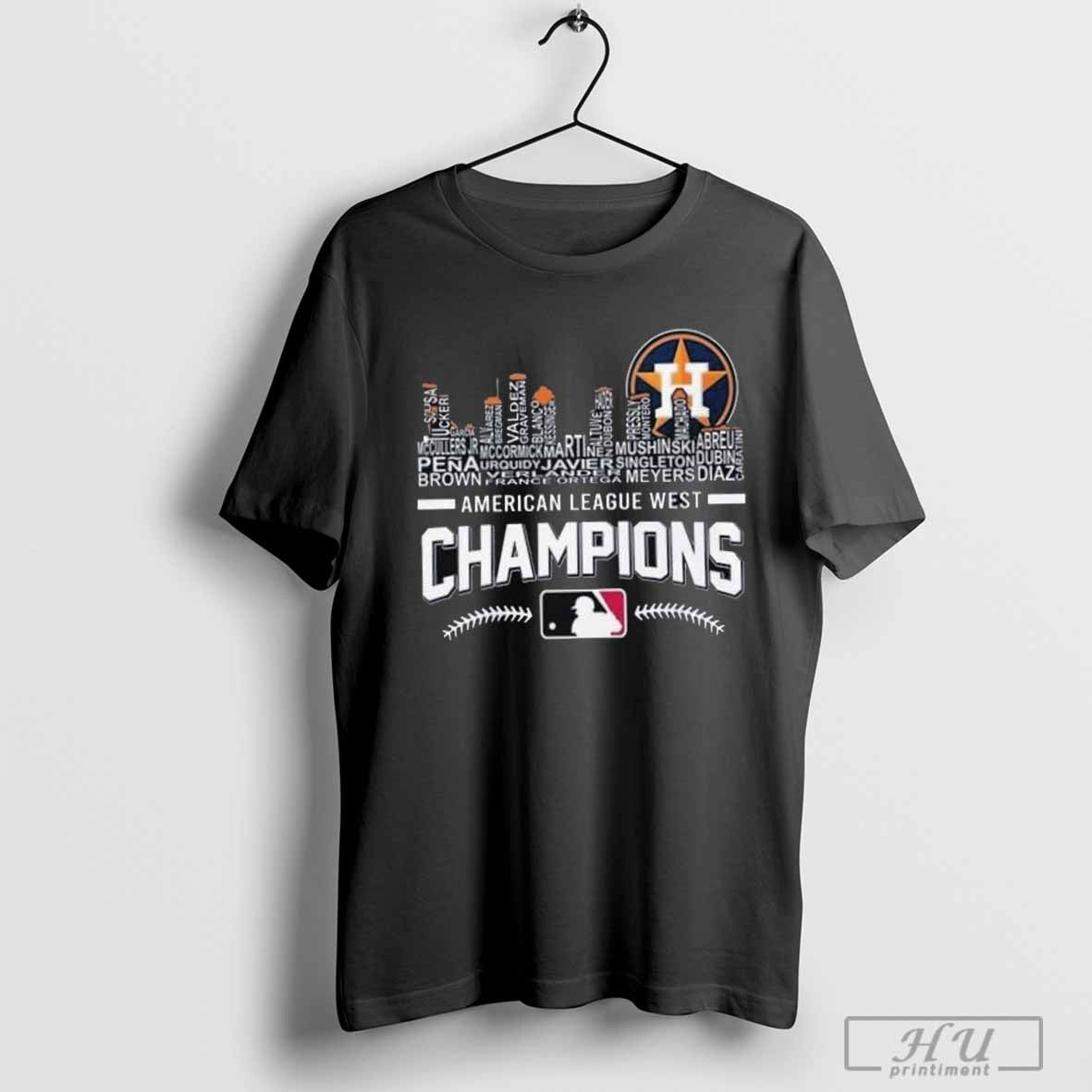 Original Houston Astros 2024 Skyline American League West Champions Shirt
