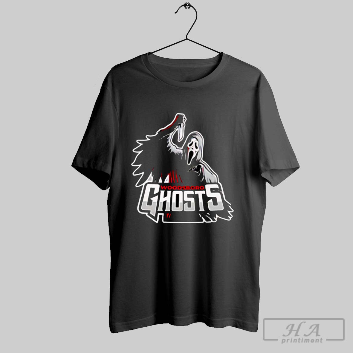 Woodsboro Ghosts Hockey Logo Shirt