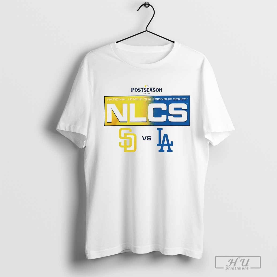 San Diego Padres vs Los Angeles Dodgers National League Champions Series matchup batter’s box T-shirt