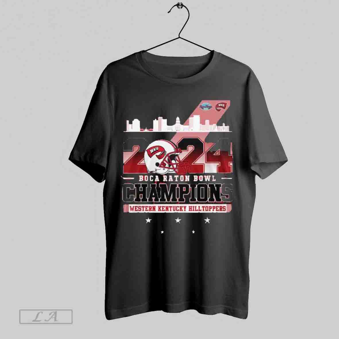 2024 Boca Raton Bowl Champions Western Kentucky Hilltoppers T Shirt