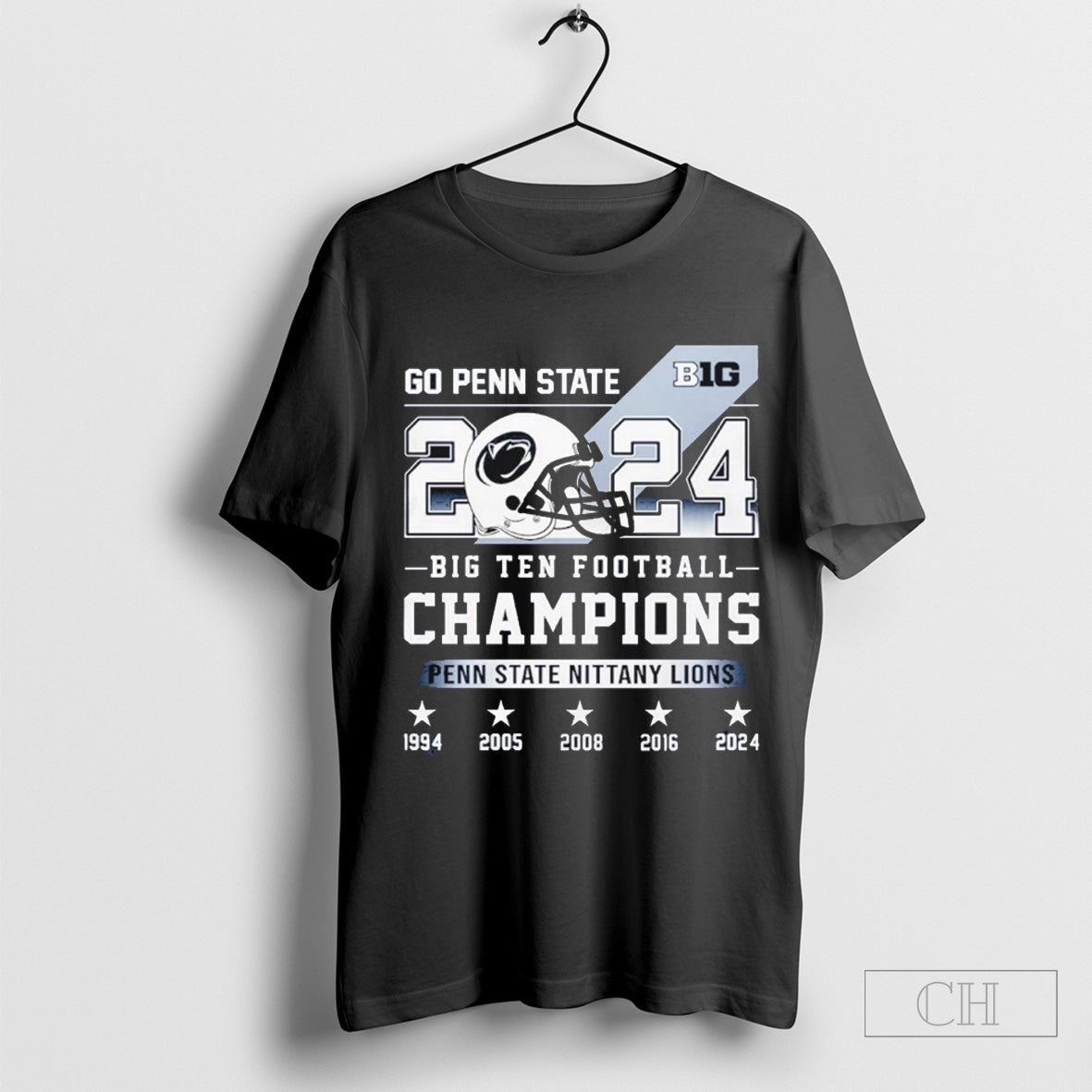 Penn State Nittany Lions Big 10 Football Champions 2024 Celebrate Shirt Sweater Show Your Team Pride