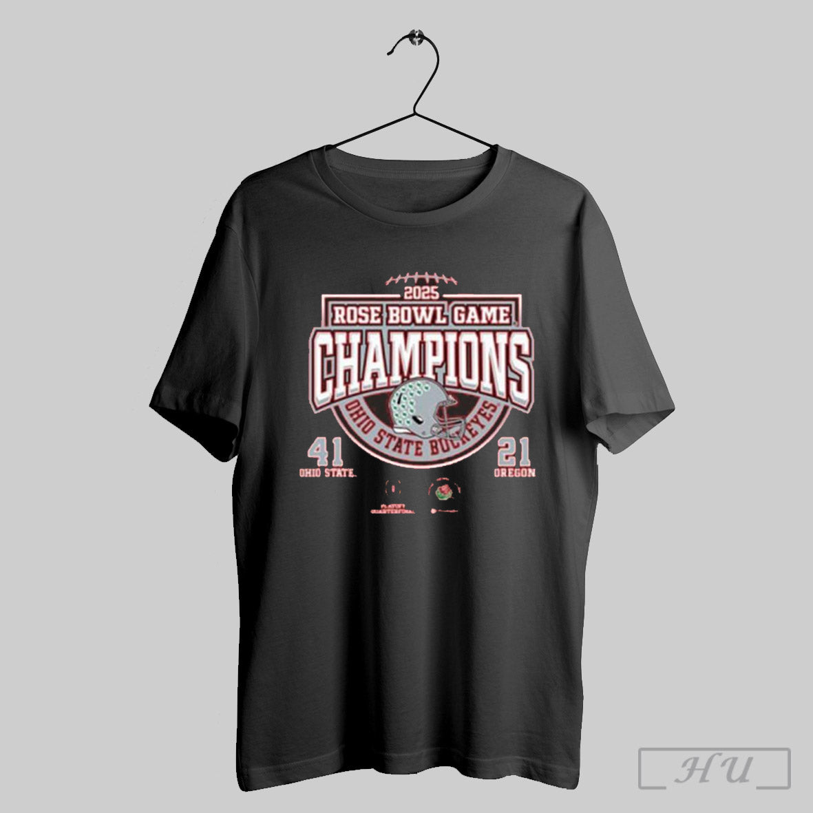 Ohio State Buckeyes Football 2025 Rose Bowl Champions 41 21 Logo Shirt