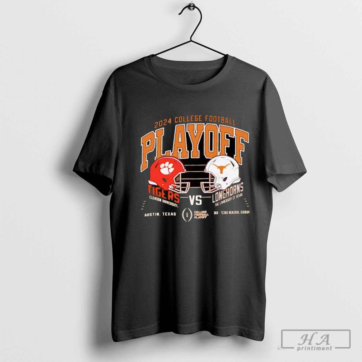2024 College Football Playoffs Clemson Tiger Vs Texas Longhorns Shirt