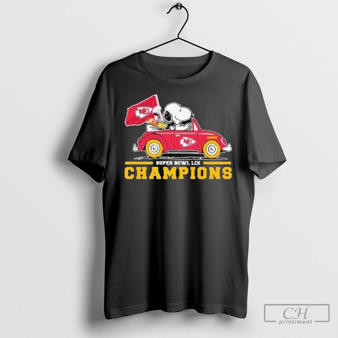 Official Snoopy Kansas City Chiefs Super Bowl Lix Champions Shirt