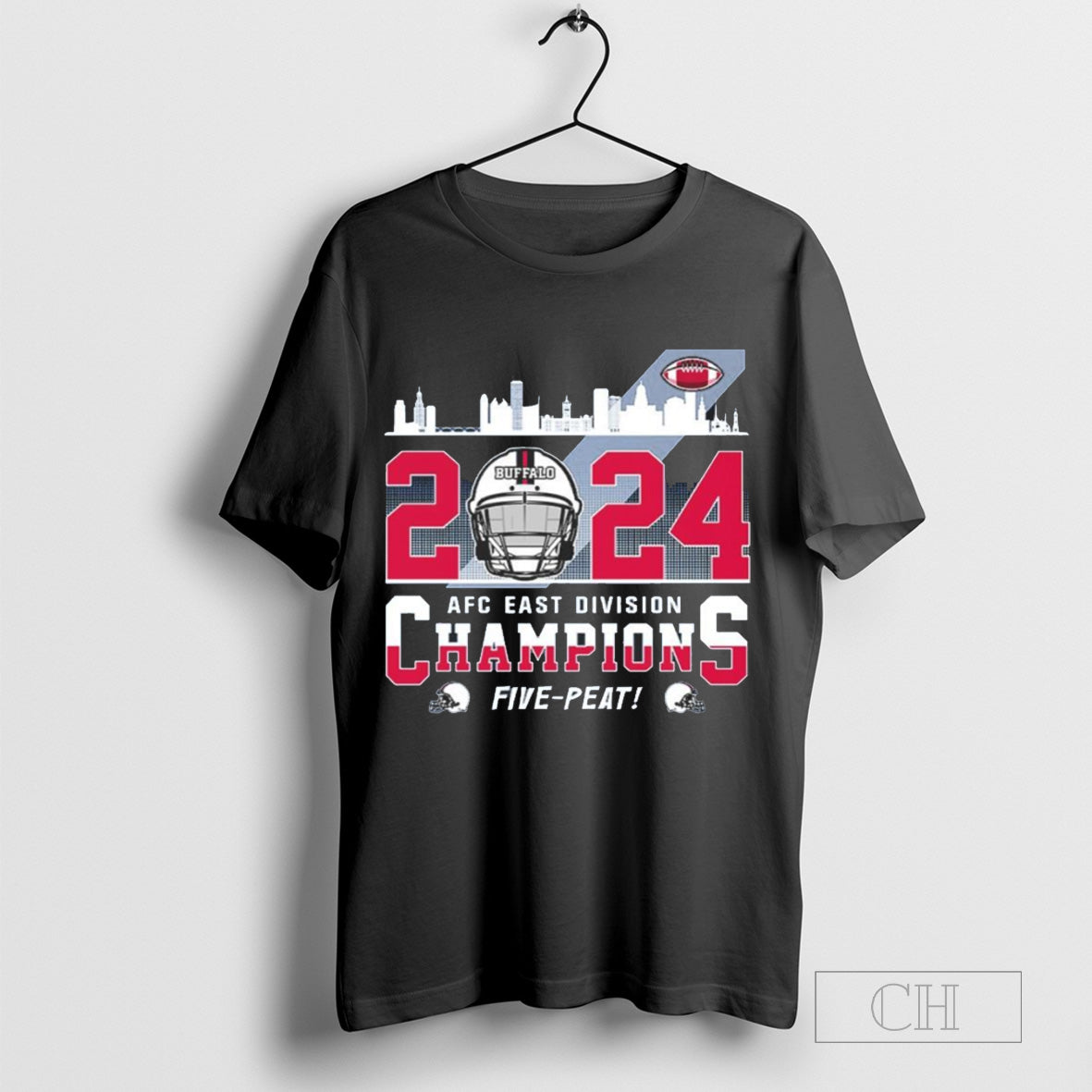 Buffalo American Football 2024 AFC East Champions T-Shirt, Conquered The East Champs Shirt