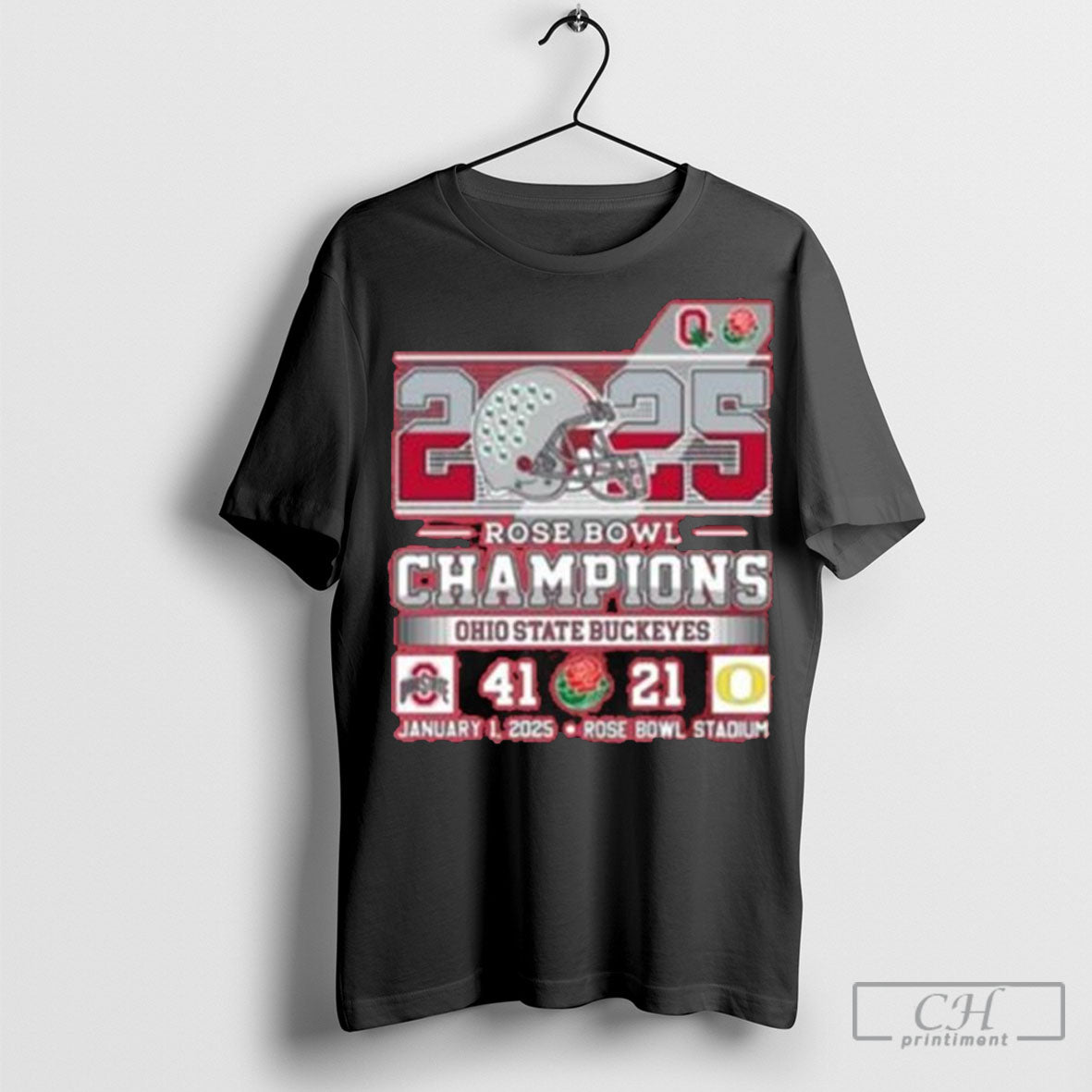 2025 Rose Bowl Champions Ohio State T Shirt