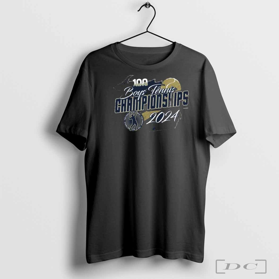 2024 100 MHSAA Boy’s Tennis Championships shirt