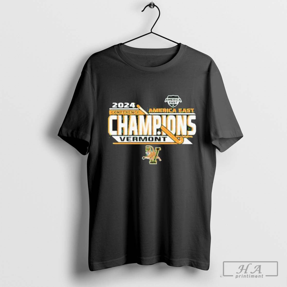Official Vermont 2024 Field Hockey America East Champions T-Shirt