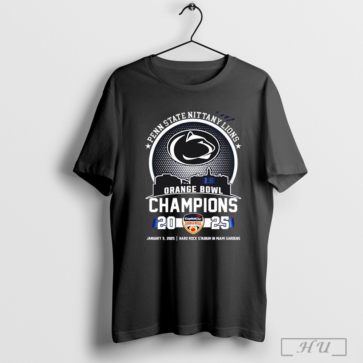 Penn State Nittany Lions Orange Bowl Champions January 2025 City Skyline Shirt