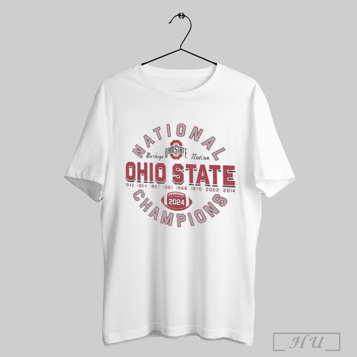 Ohio State Buckeyes Nine Time Football National Champions Back Where It Belongs 1942 2024 T Shirt T Shirt Sweatshirt Hoodies Poster