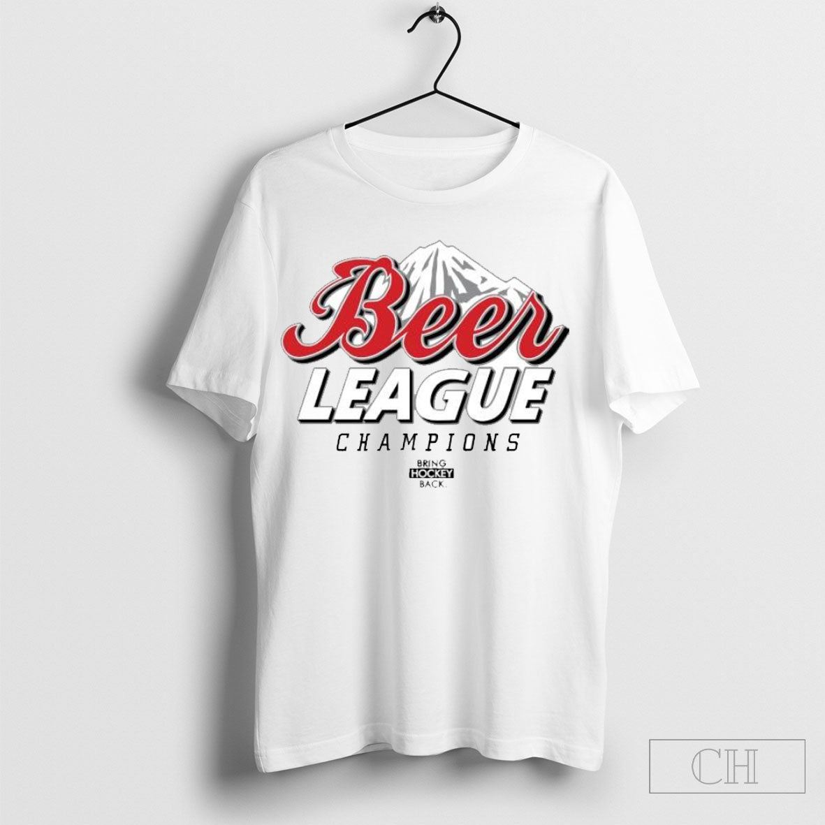 Officialbeer League Champions Bring Hockey Back T Shirt