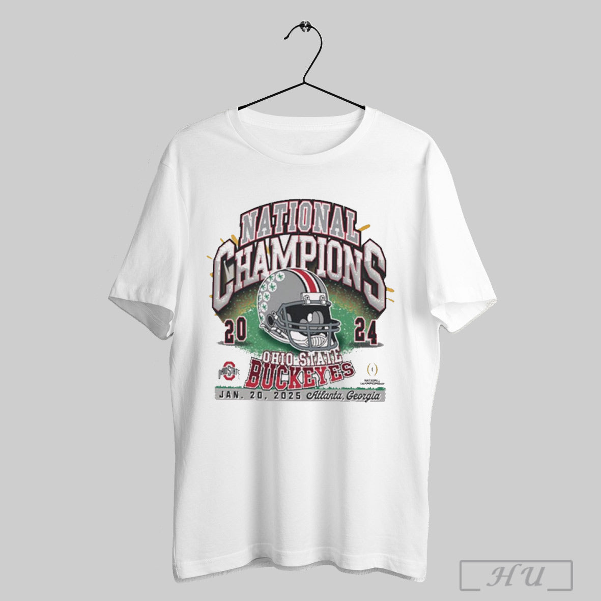 Ohio State Buckeyes 2024 Cfp National Championship Jan 20 2024 Atlanta Georgia Helmet T Shirt Sweatshirt Hoodies Poster