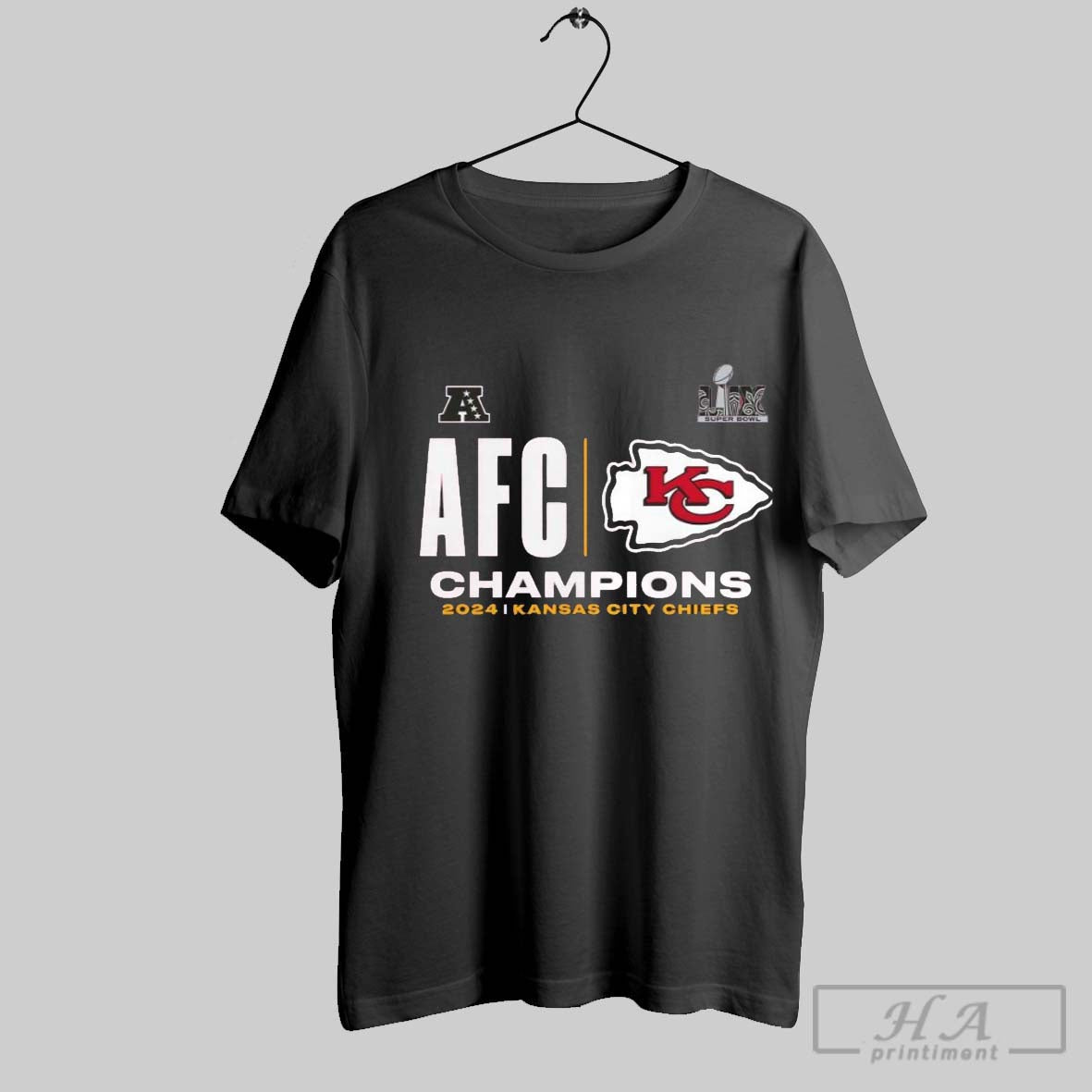 2024 Afc Champions Super Bowl Lix Hail Mary Kansas City Chiefs Win Buffalo Bills T Shirt
