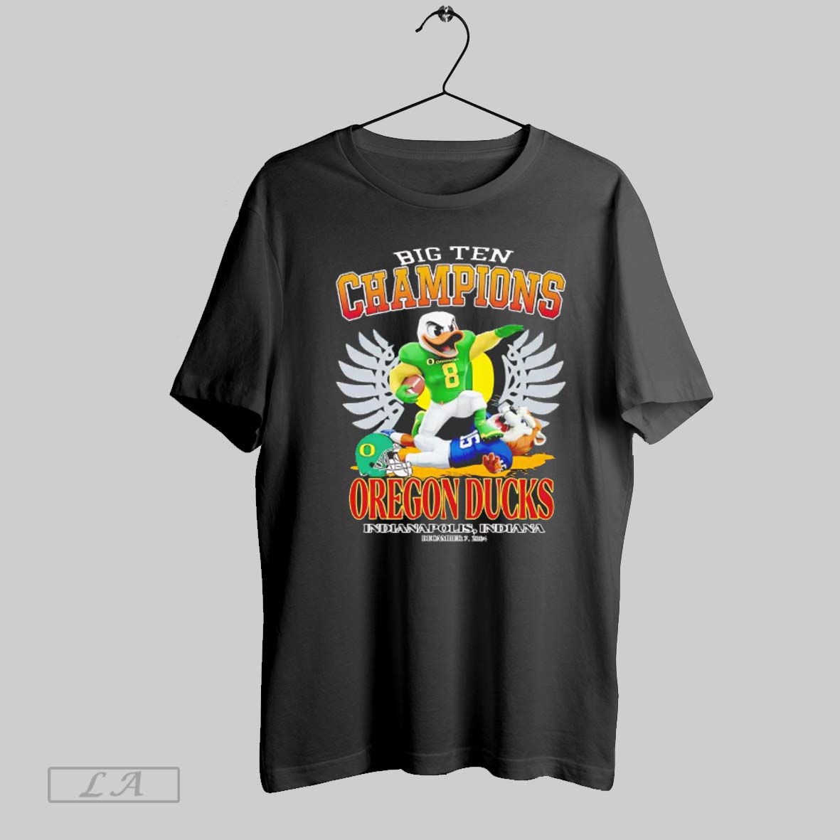 Oregon Ducks Ncaa Big Ten Champions 2024 Mascot Shirt