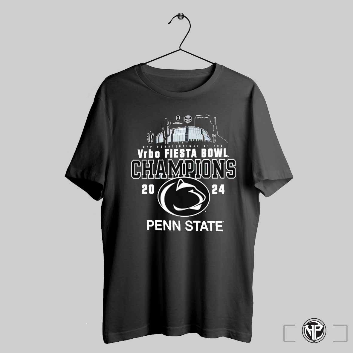 Penn State Nittany Lions Team 2024 Vrbo Fiesta Bowl Champions Logo Shirt Trendy Sweatshirt