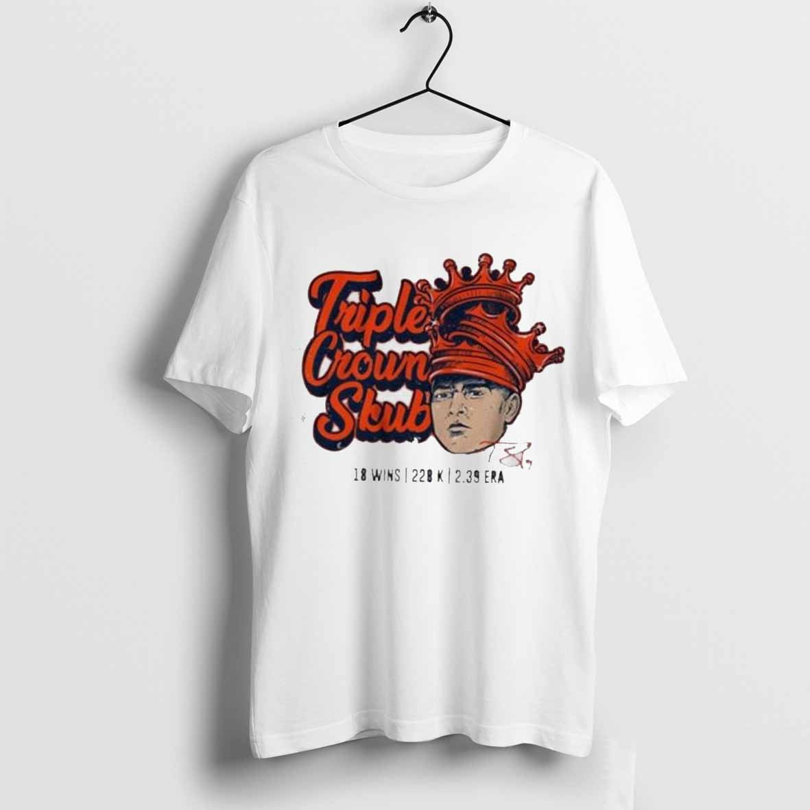 18 Wins Triple Crown Tarik Skubal Signature 2024 T-Shirt