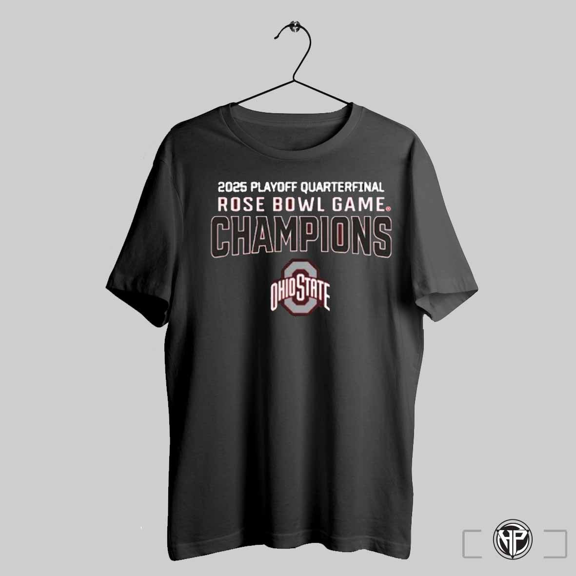 Ohio State Buckeyes College Football Playoff 2025 Rose Bowl Champions Victory Ahead Shirt Trendy Sweatshirt