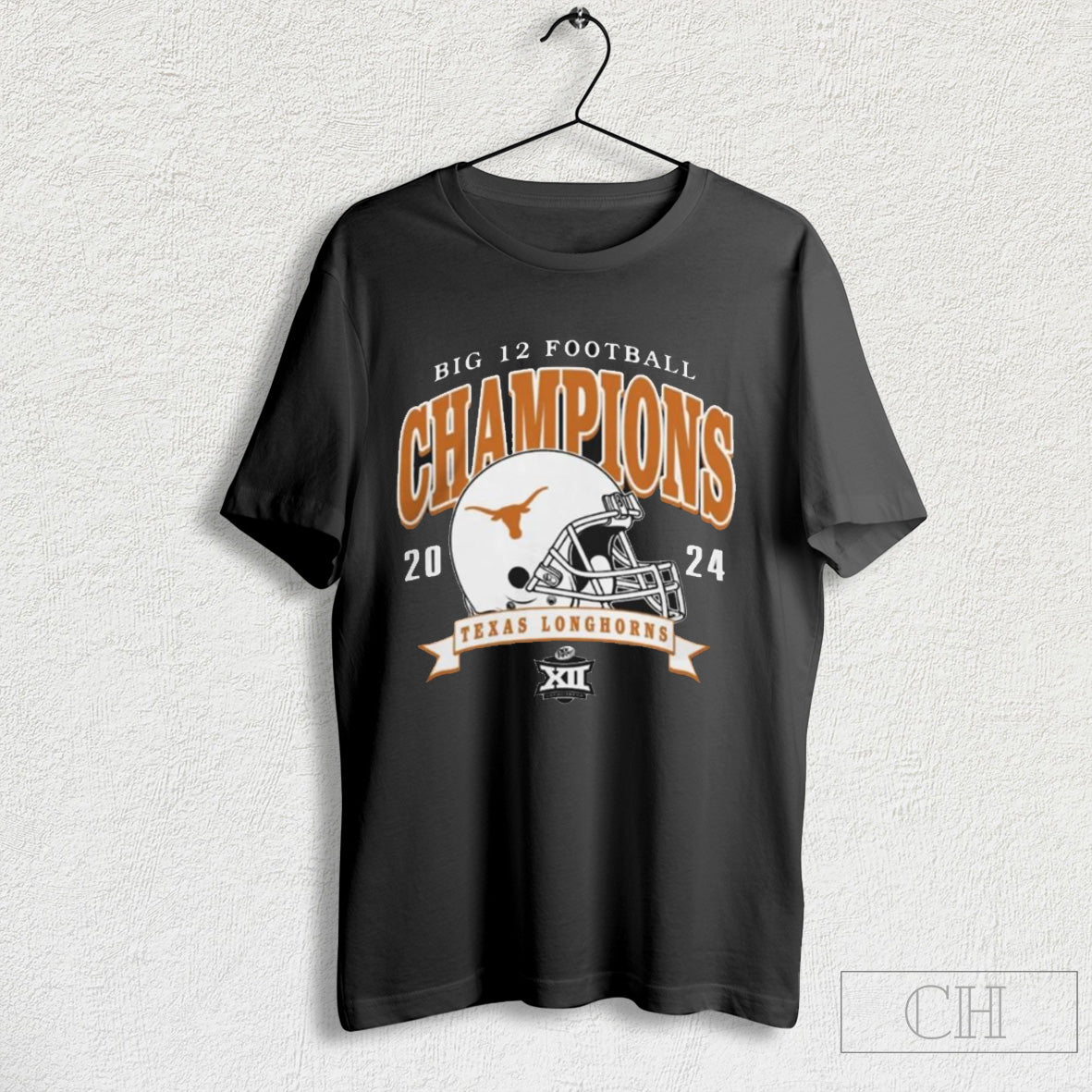 Official Texas Longhorns Big 12 Football Conference Champions 2024 Helmet