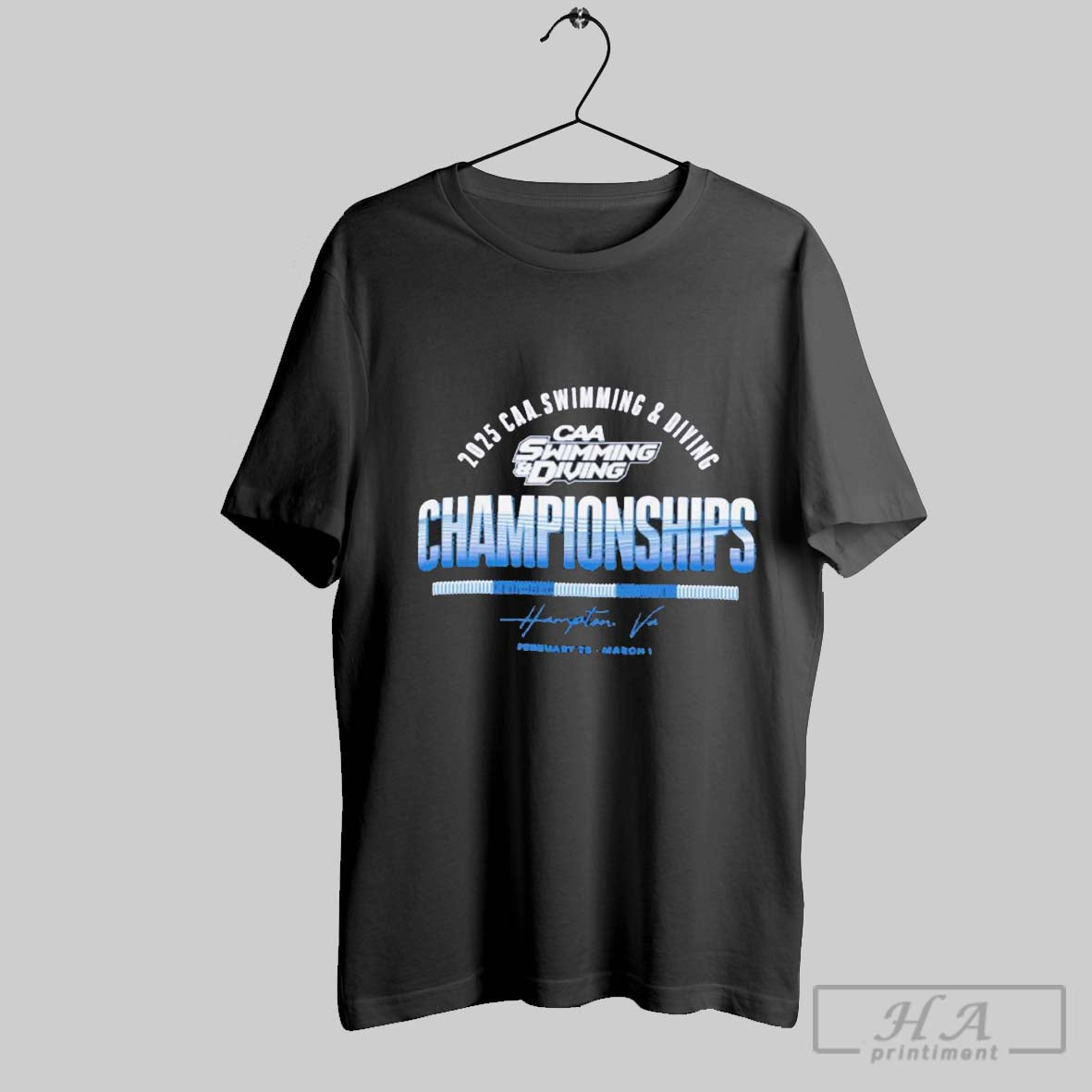 2025 Caa Coastal Athletic Swimming Diving Championships February 26 March 1 T Shirt