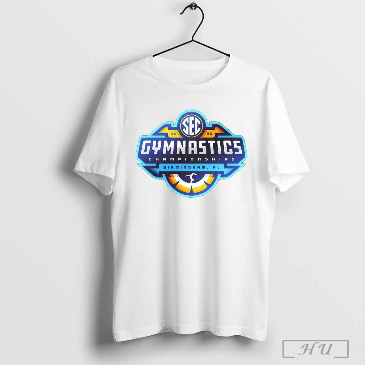Sec Gymnastics Championship 2025 Birmingham Al Logo Graphic T Shirt