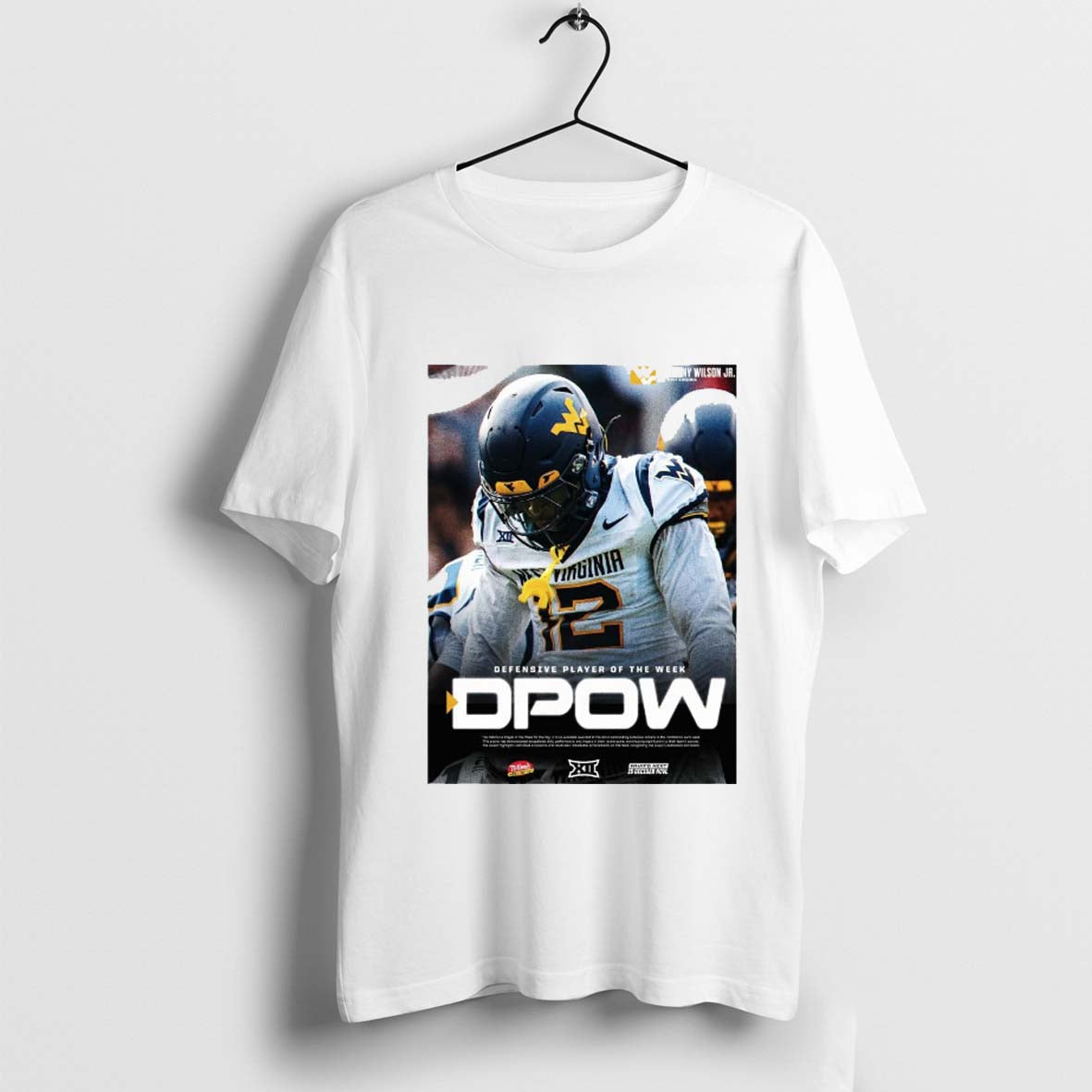 11 Big 12 FB Co-Defensive Player of the Week Anthony Wilson Jr. – West Virginia Mountaineers Poster t-shirt