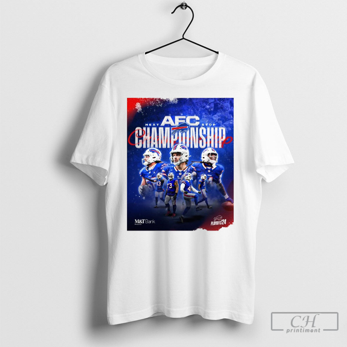 Buffalo Bills Football Nfl To The Next Afc Stop Championship We Go Playoffs 24 Poster Shirts