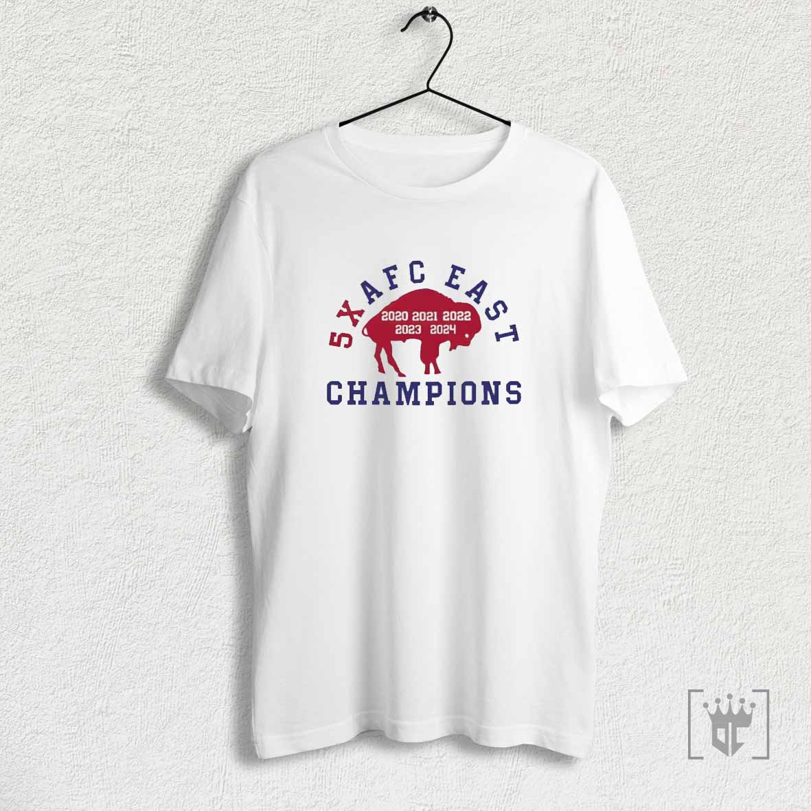 Buffalo Bills 5x Afc East Champions Logo T Shirt