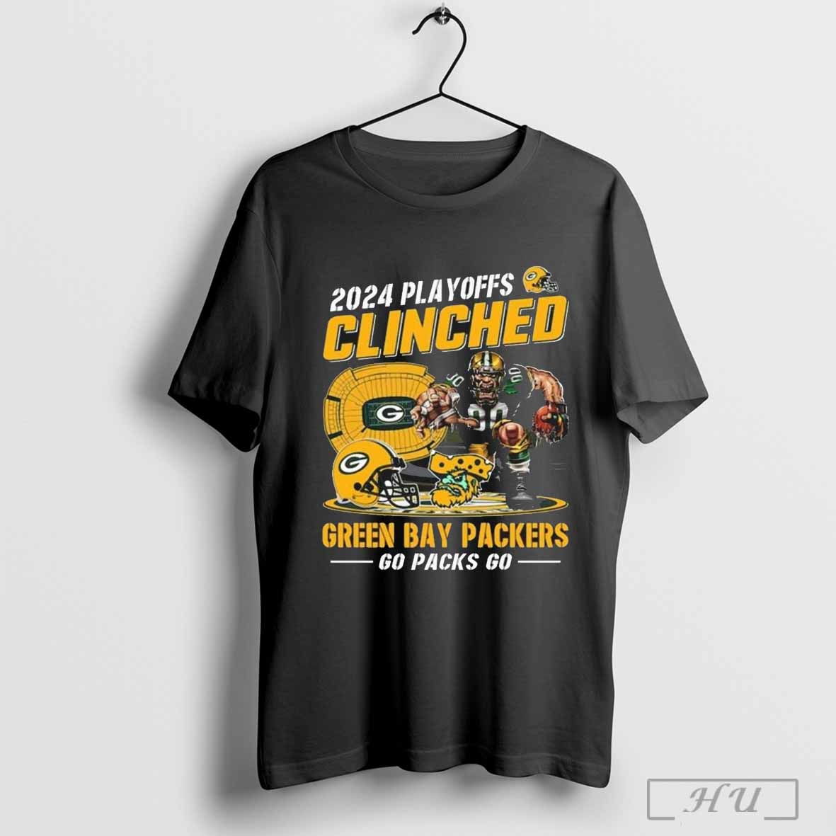 2024 Playoff Clinched Green Bay Packers Go Packs Go