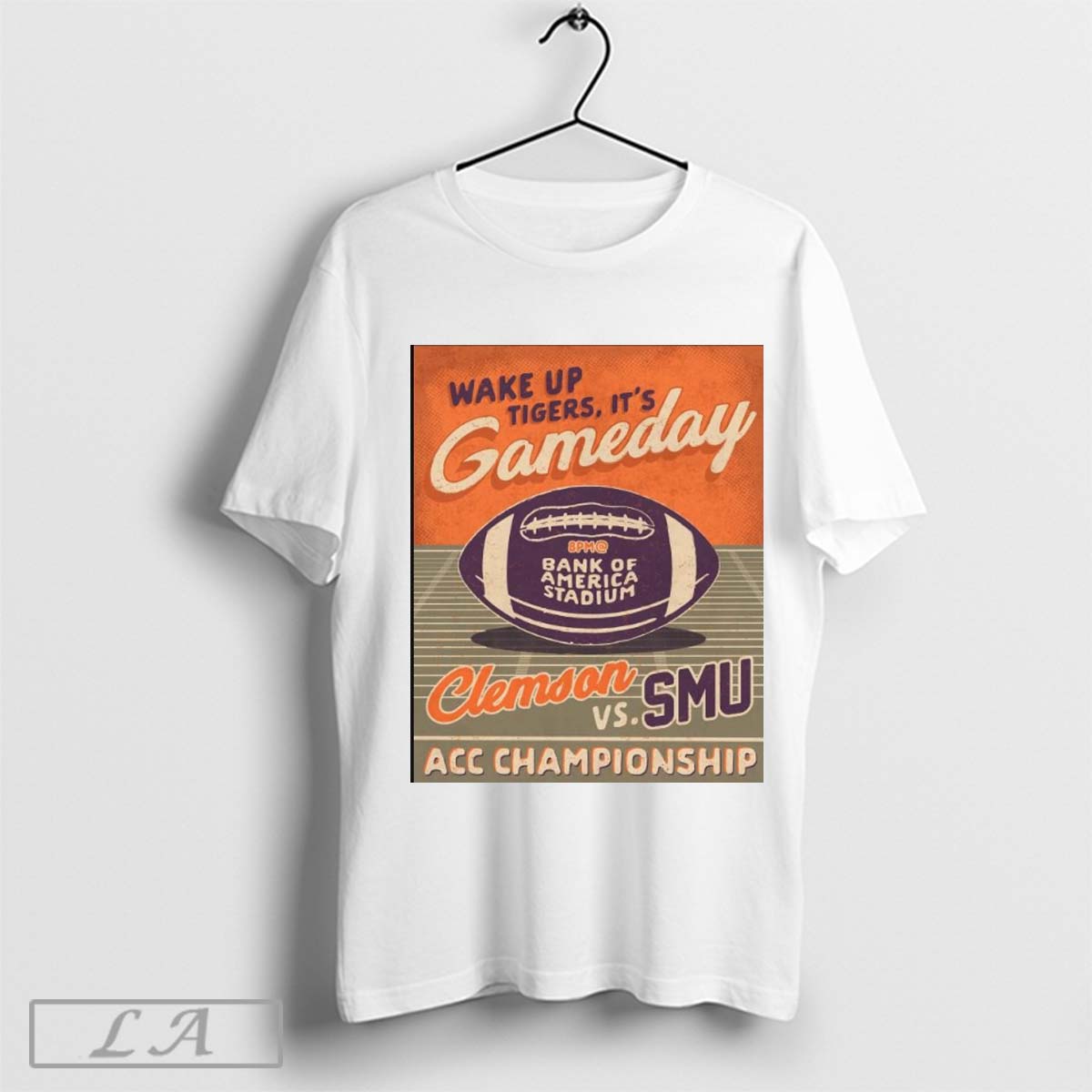 Official Wake Up Tigers Its Gameday Clemson Tigers Vs Smu 2024 Acc Championship Poster T Shirt