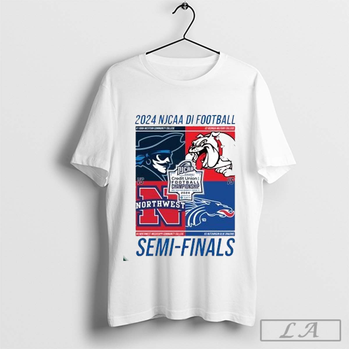 2024 NJCAA DI Football Semi Finals Shirt