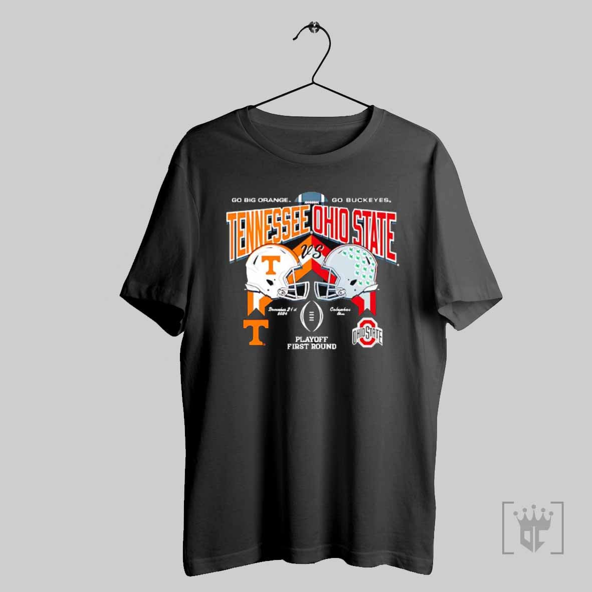 2024 Playoff First Round Tennessee Volunteers Vs Ohio State Buckeyes Head To Head Shirt