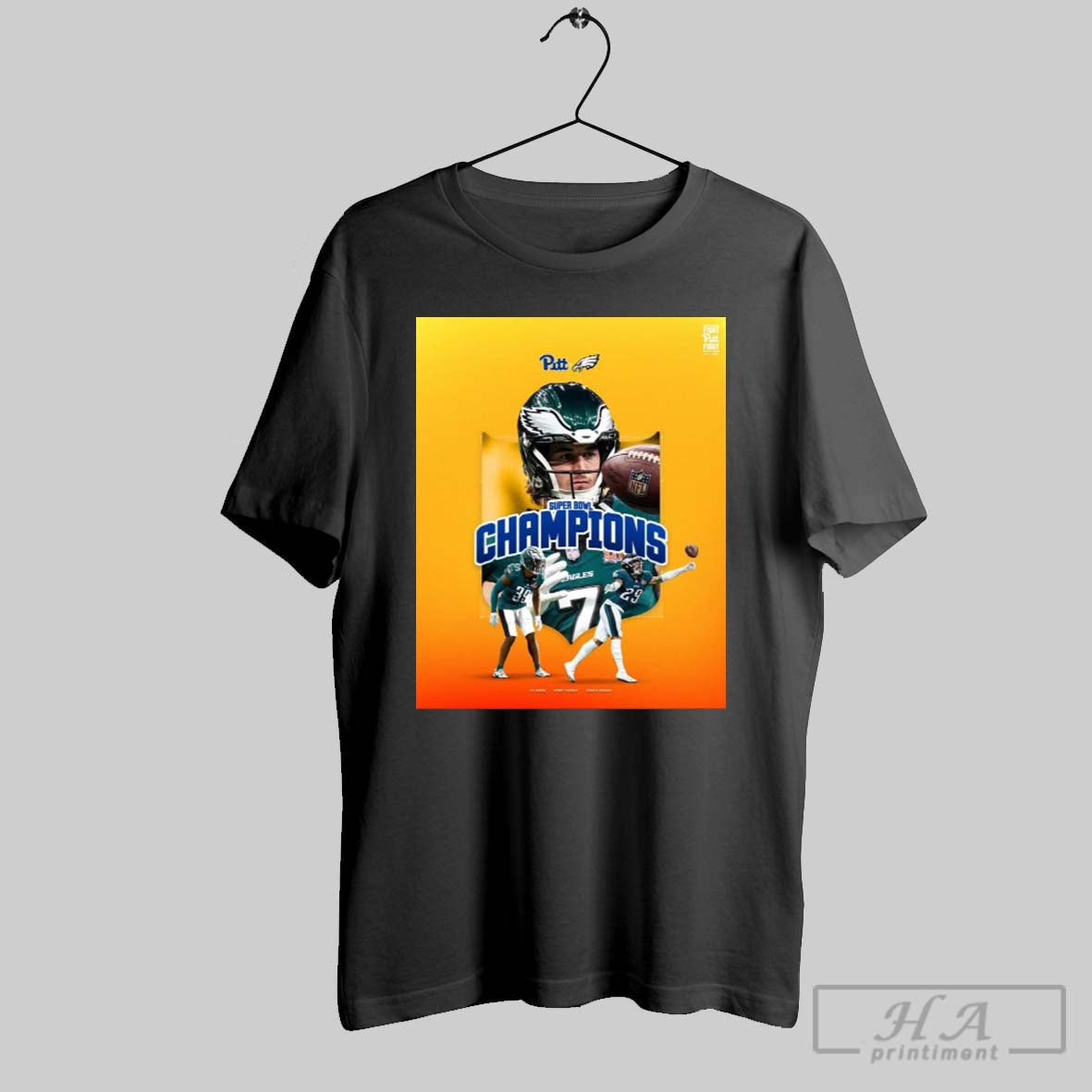 Pitt Panthers Football Kenny Pickett A J Woods Avonte Maddox Super Bowl Champions Ring Them Poster T Shirt