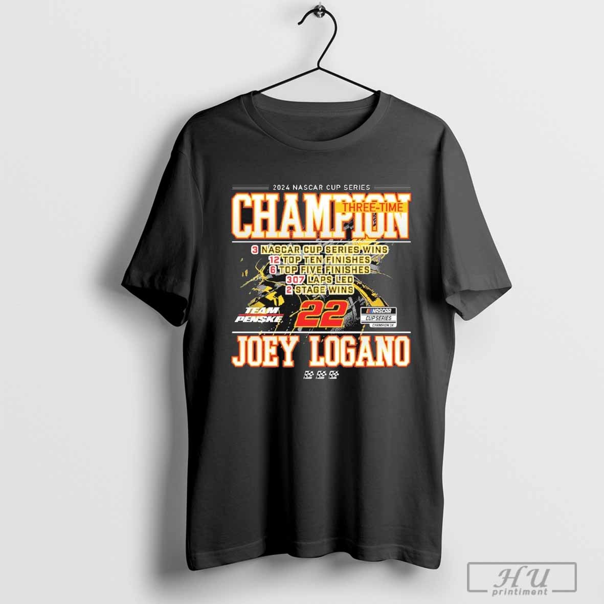 2024 NASCAR Cup Series Champions 2 Stage Wins, 307 Laps Led Joey Logano Shirt