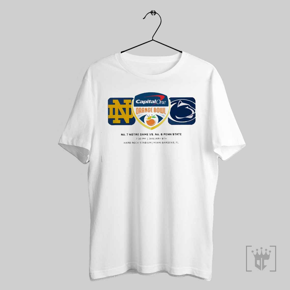 2025 Orange Bowl Matchup Is Set Notre Dame Vs Penn State Cfp Semifinal Championship Teams Logos Classic T Shirt