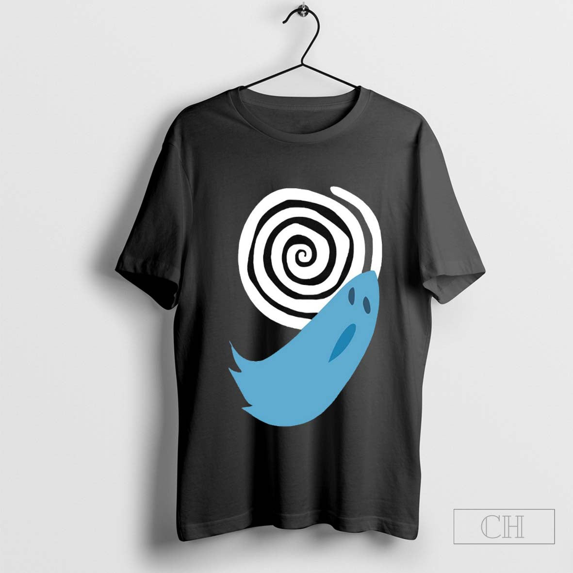 Uzumaki Swirl Ghost T-Shirt