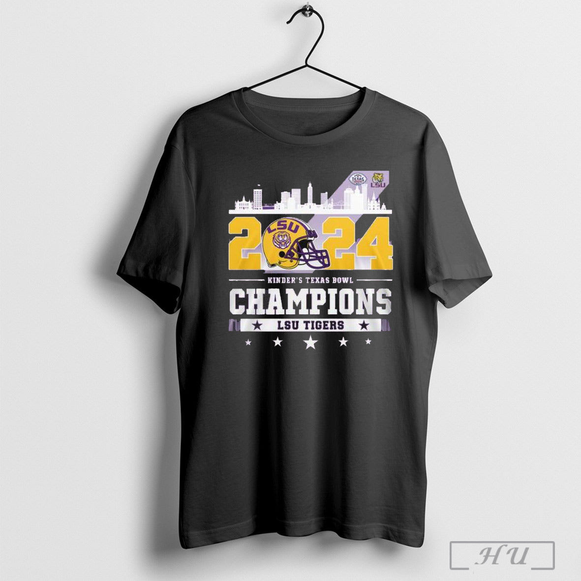 2024 Kinders Texas Bowl Champions Lsu Tigers T Shirt Hoodie