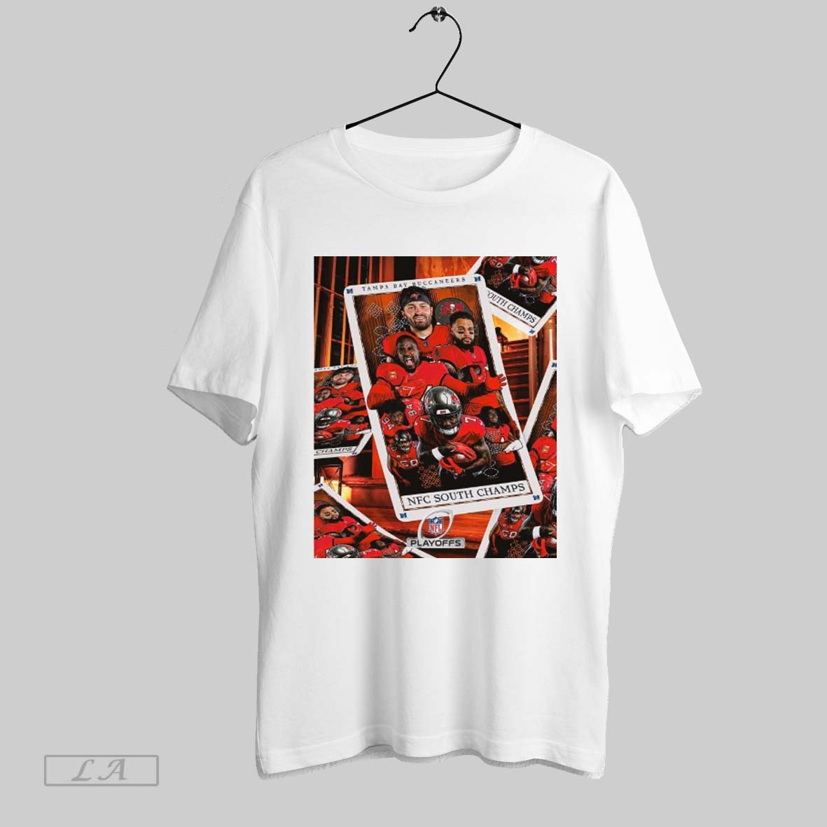 Official Poster Tampa Bay Buccaneers Win New Orleans Saints Nfc South Champions Nfl Football Playoffs 2024 T Shirt
