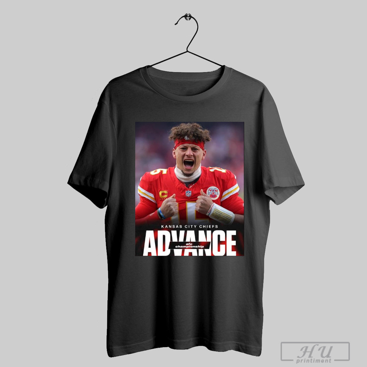 Patrick Mahomes Kansas City Chiefs Advance 7th Straight Afc Championship Poster T Shirt