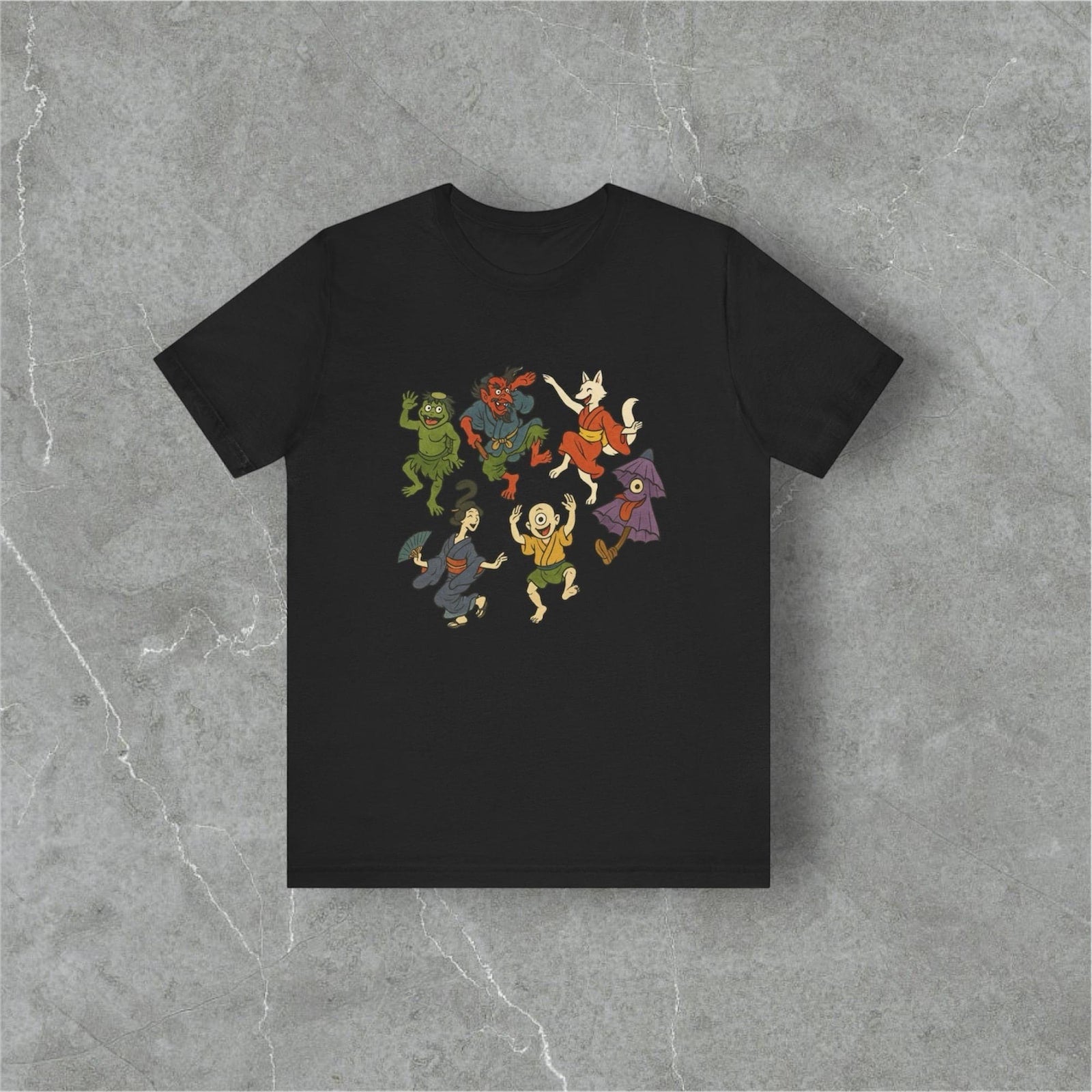 Japanese Retro T-Shirt　Yokai T-Shirt　Horror T-Shirt　Ghost T-Shirt　Japanese Cultu