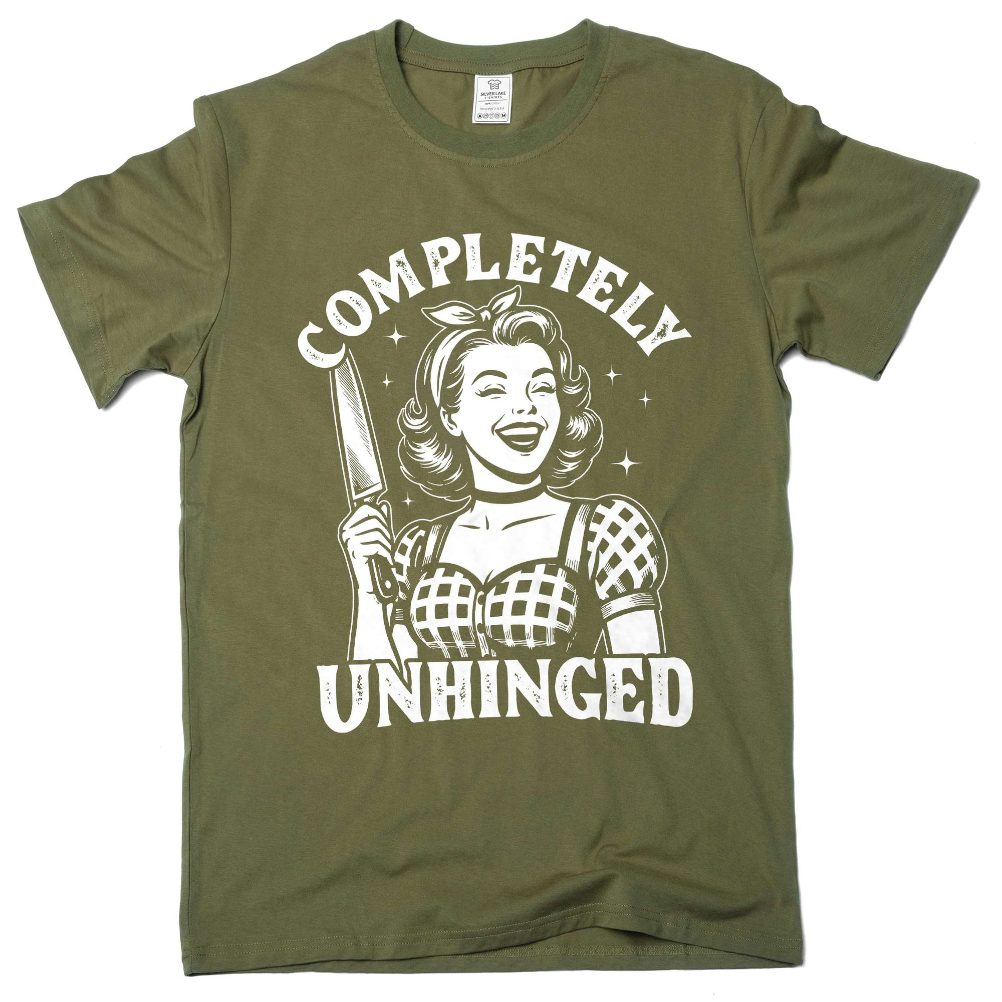 Funny Halloween T-shirt Completely unhinged humorous Wife Gift Tee shirt