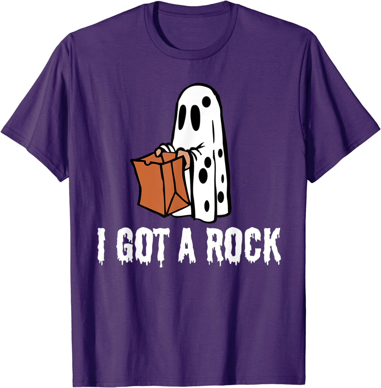 I Got A Rock Halloween - Ghost Funny Trick Or Treat Unisex T-Shirt