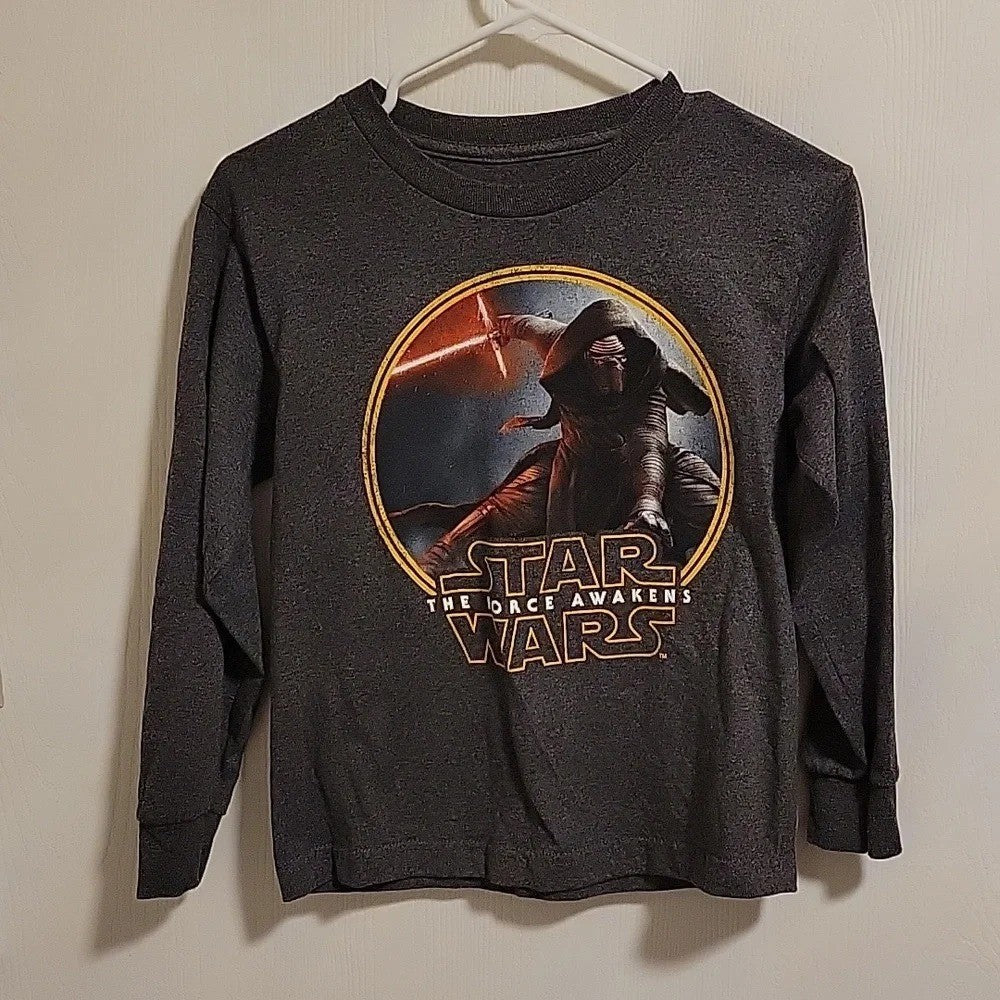 Boys Mandalorian Shirt Long Sleeve Back to School