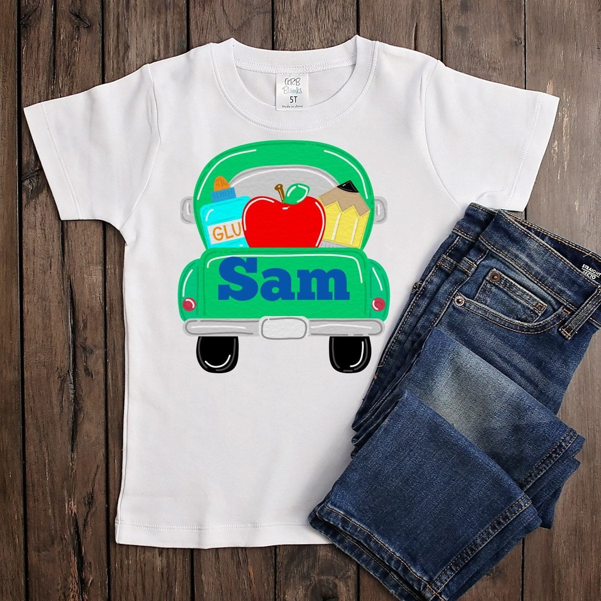 Truck Tee*Back to School*Sublimated