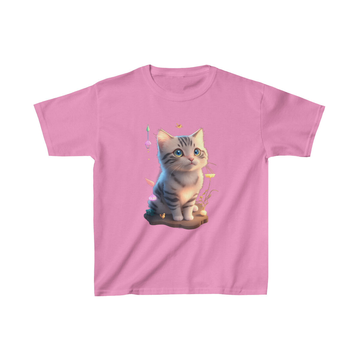 Kid's T-Shirt | Cute Little Kitten T- Shirt |Back To School Kids T-Shirt |  