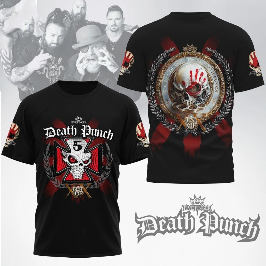 Five Finger Death Punch Best Of XX 3D T-Shirt
