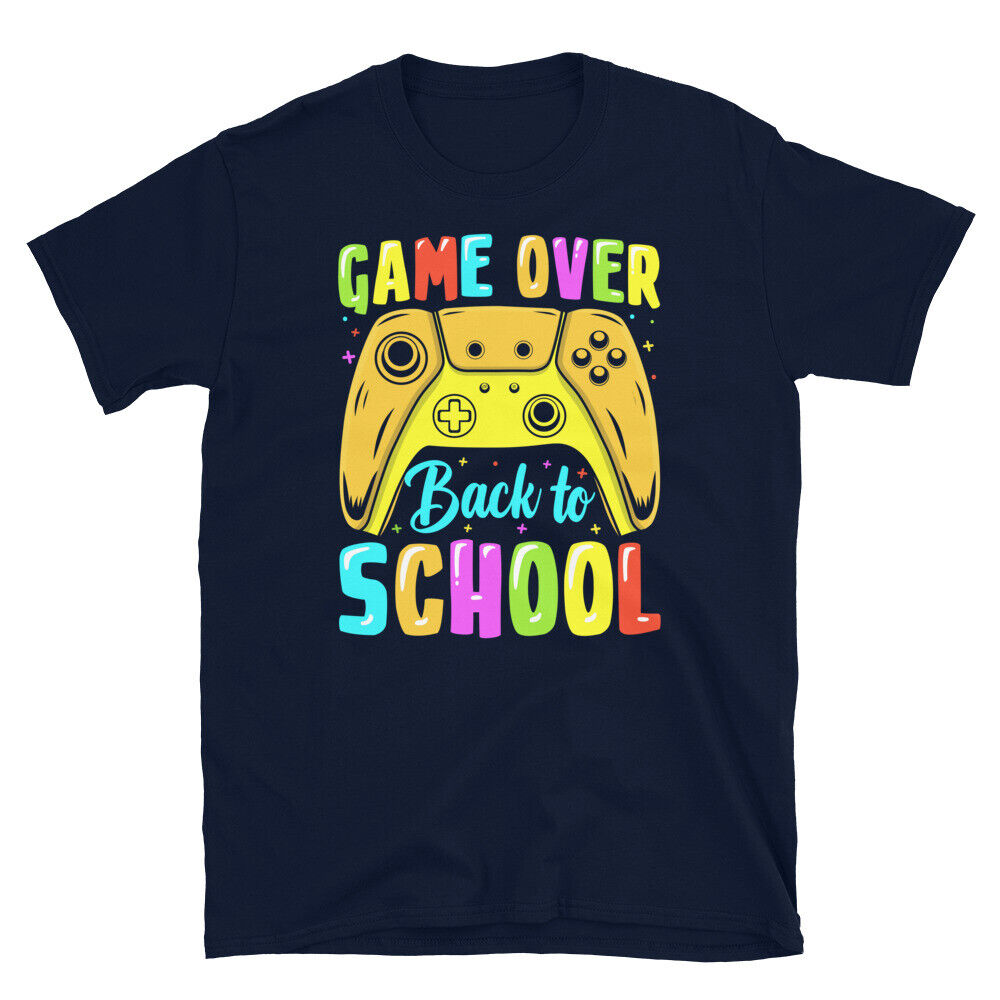 Game Over Back to School Education Teacher Short-Sleeve Unisex T-Shirt