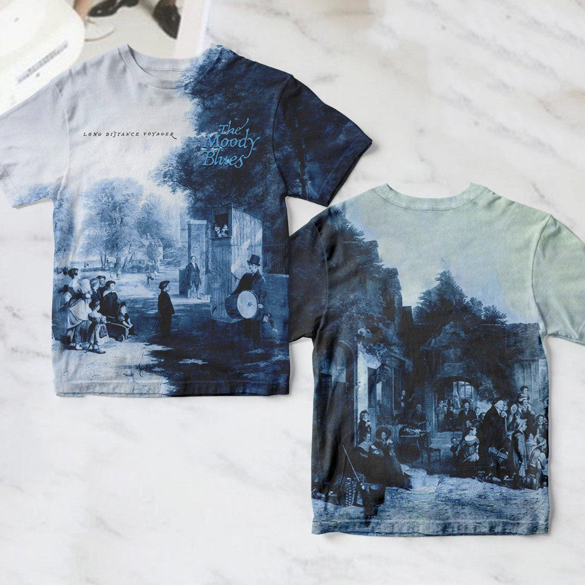 The Moody Blues Long Distance Voyager Album Cover 3D T-Shirt